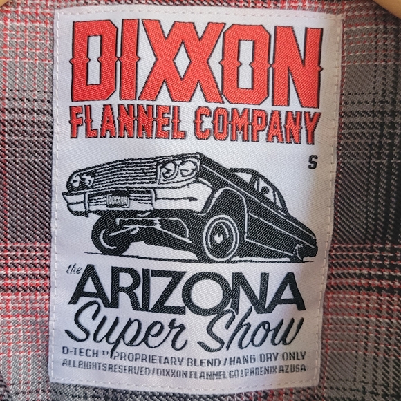 DIXXON Red and Black Plaid Button Down Shirt - Picture 3 of 3